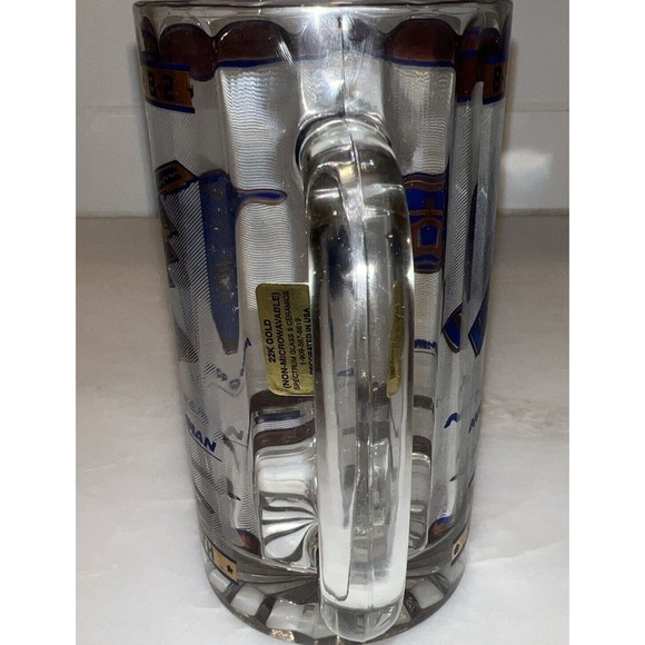 Northrop Grumman Aviation B-2 Stealth Bomber BEER MUG military 22k Gold USA Ofcl - Picture 12 of 12